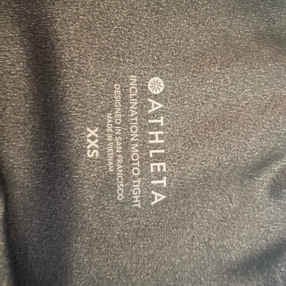 Athleta liquid Moto tights XXS - Picture 2 of 2